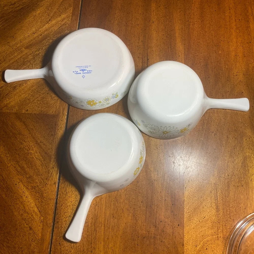 Corningware Floral Bouquet 3 pan set